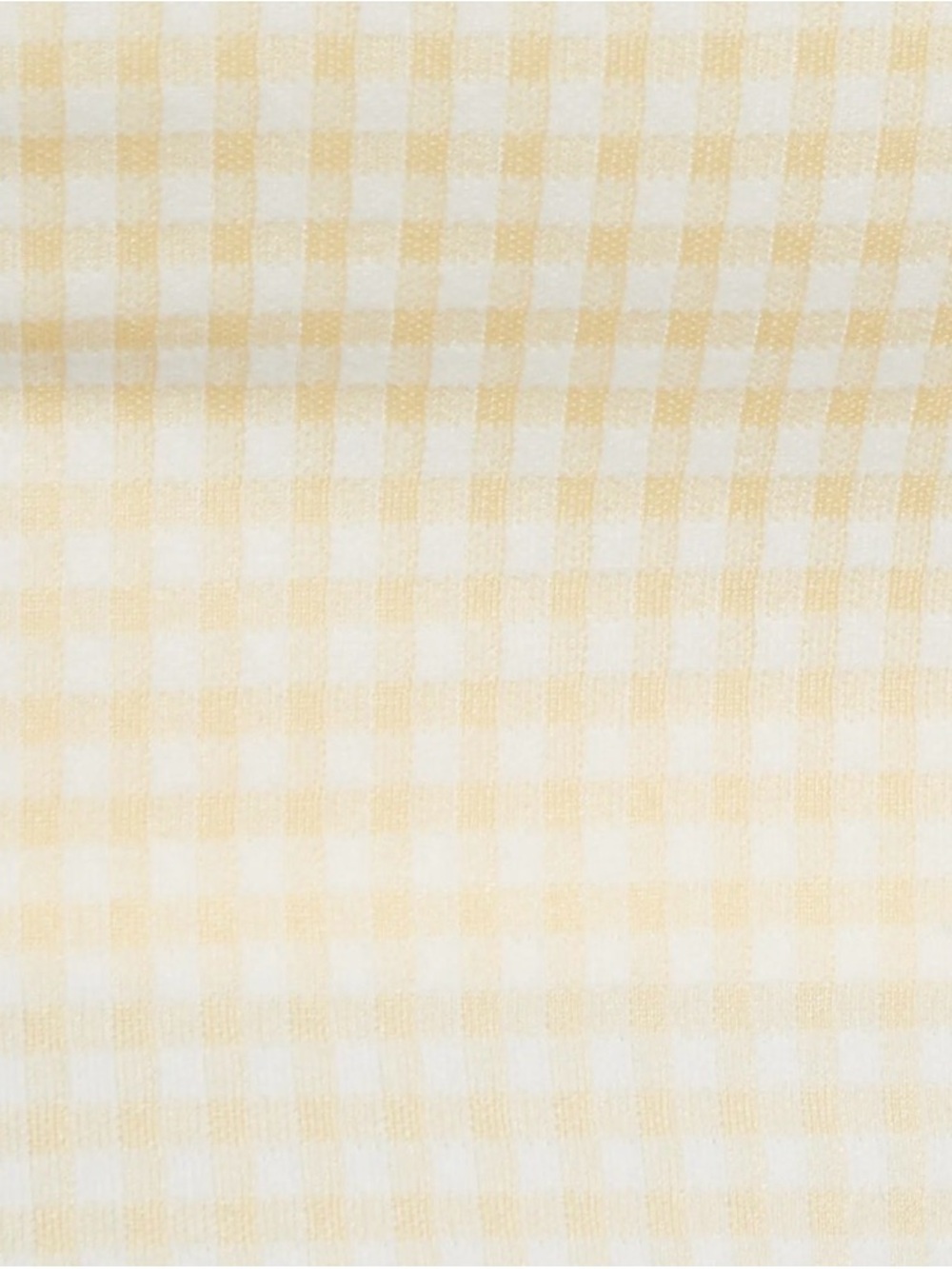 Nike Yellow Gingham Cross-Back Crop Top & High-Waist Shorts Set - Picture 9 of 15